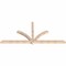 Ekena Millwork Redmond Smooth Timber Gable Bracket, Douglas Fir, 108"W x 49"H x 3 1/2"D x 3 1/2"F, 11/12 Pitch GBW108X49X0404RED00SDF - alternate 5